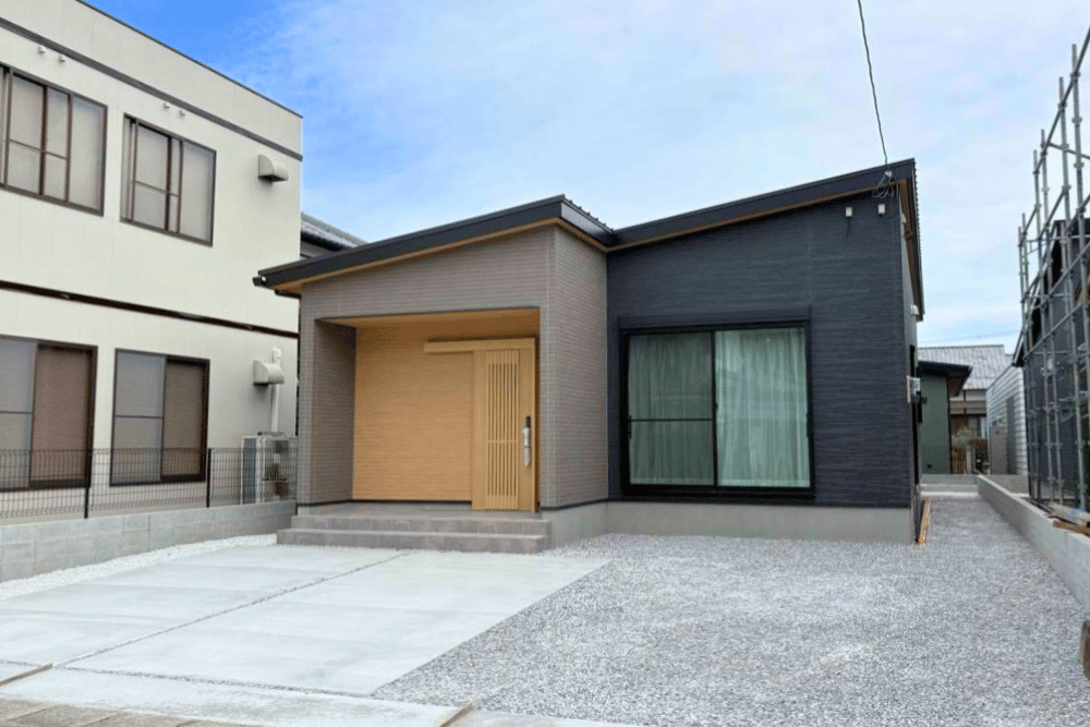 戸高1丁目A平屋建モデルの外観