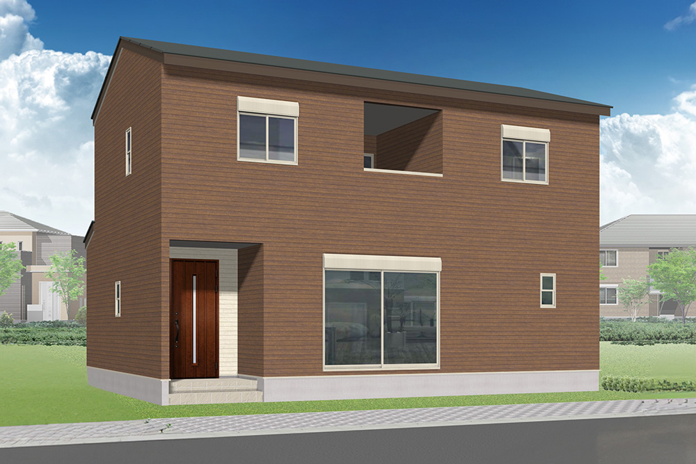 【都城市】鷹尾2区画南2階建モデル