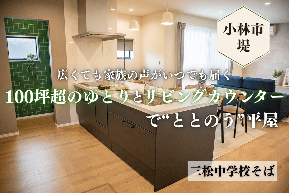 【小林店】堤亀尾原西中平屋建モデル