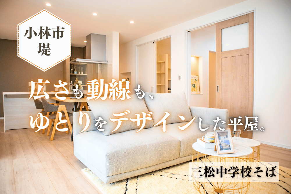 【小林店】堤亀尾原南中平屋建モデル
