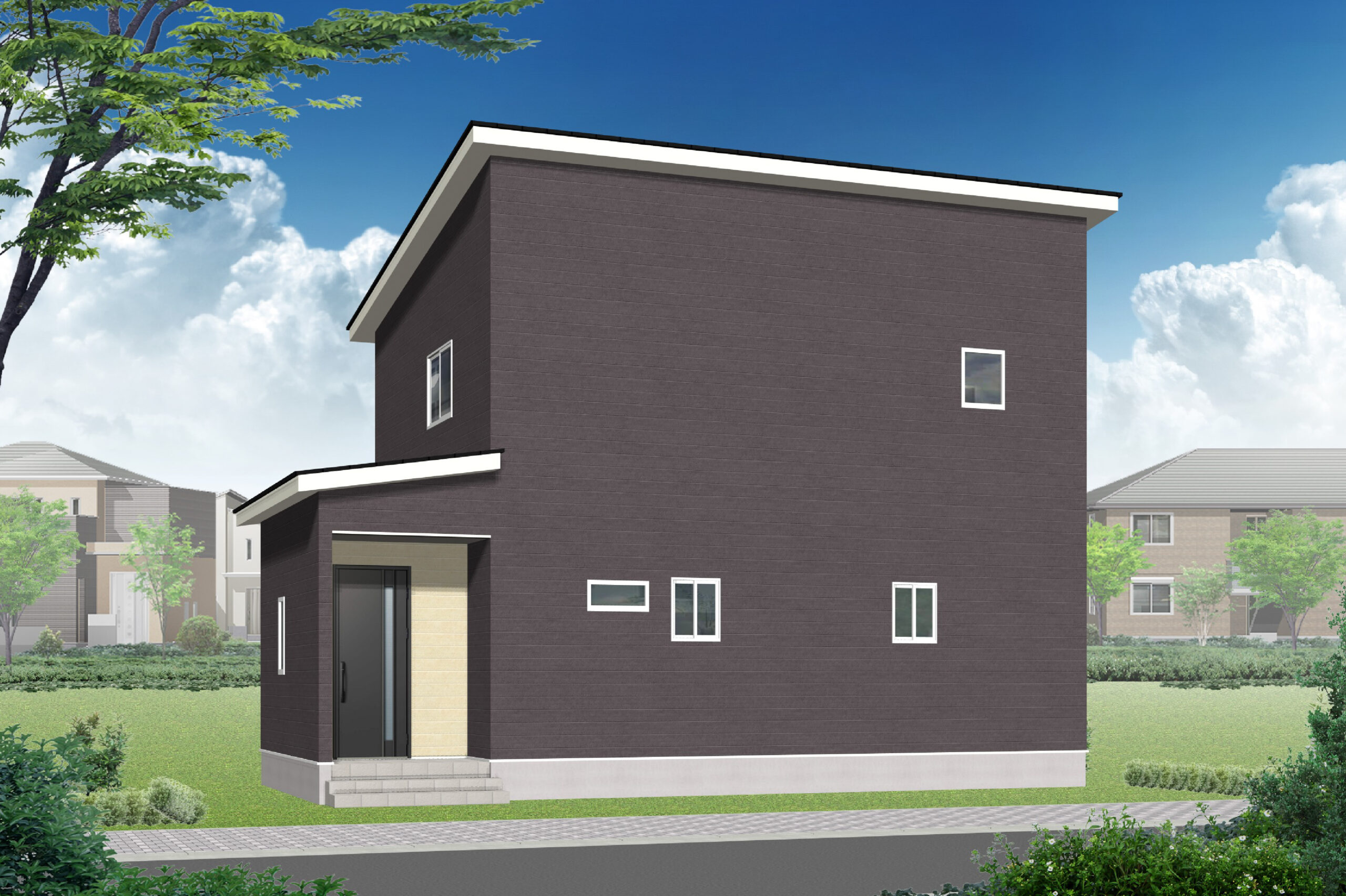 【延岡市】浜砂北道路西2階建モデル