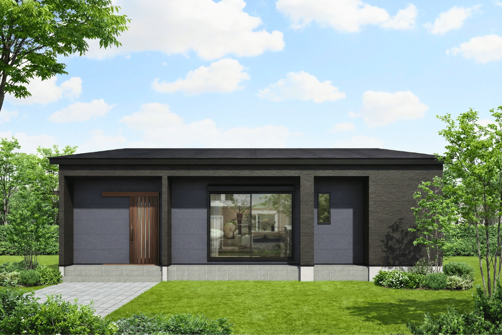 【宮崎北佐土原店】妻北中西平屋建モデル